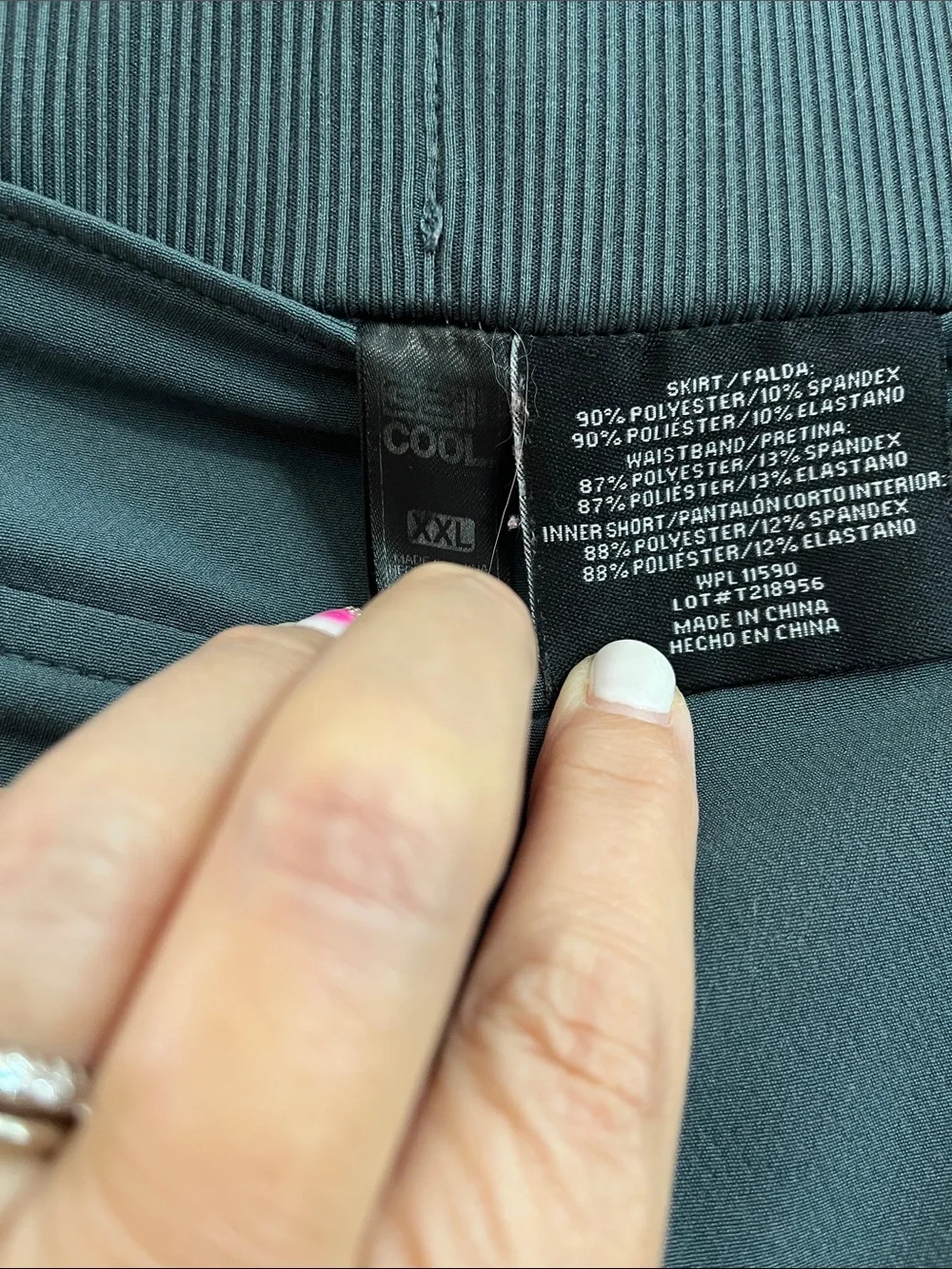 Active Mini Skirt in Slate Teal
